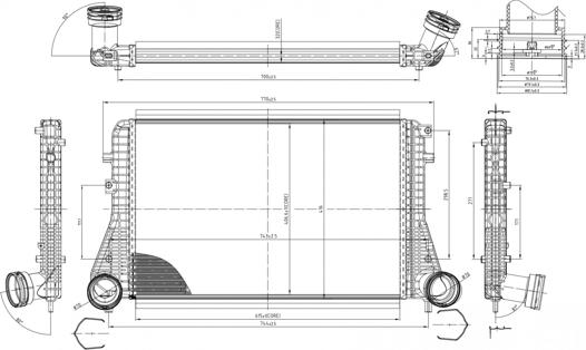 Hart 612 542 - Intercooler, şarj cihazı furqanavto.az