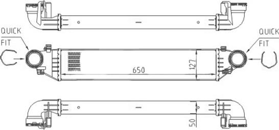 Hart 612 533 - Intercooler, şarj cihazı furqanavto.az