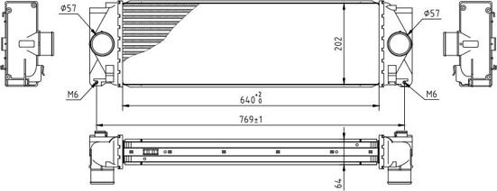 Hart 612 529 - Intercooler, şarj cihazı furqanavto.az