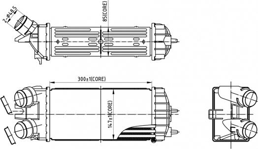 Hart 612 575 - Intercooler, şarj cihazı furqanavto.az