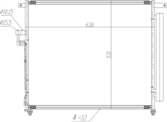 Hart 636 958 - Kondenser, kondisioner furqanavto.az