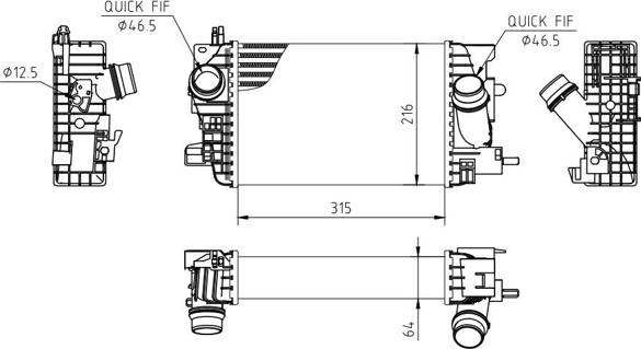 Hart 636 911 - Intercooler, şarj cihazı furqanavto.az