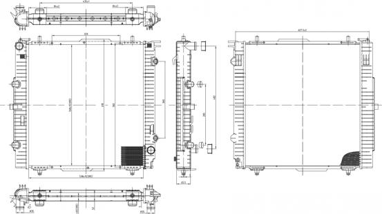 Hart 620 257 - Radiator, mühərrikin soyudulması furqanavto.az