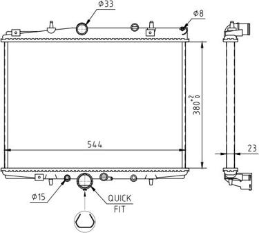 Hart 628 631 - Radiator, mühərrikin soyudulması furqanavto.az