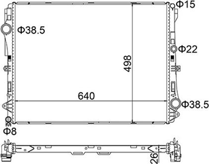 Hart 623 441 - Radiator, mühərrikin soyudulması www.furqanavto.az