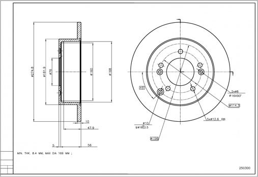 Hart 250 300 - Əyləc Diski furqanavto.az