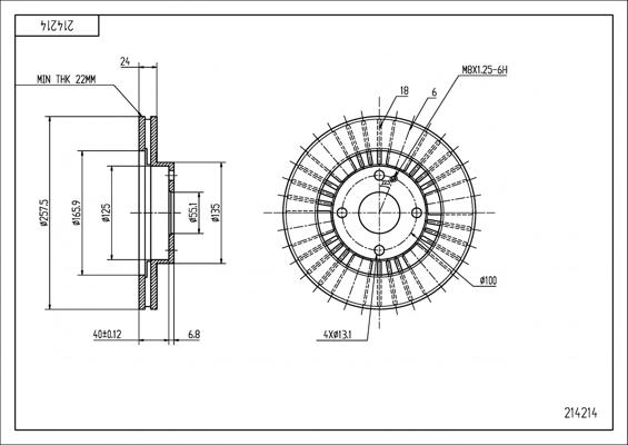 Hart 214 214 - Əyləc Diski furqanavto.az