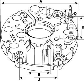 HC-Cargo 231451 - Düzləşdirici, alternator furqanavto.az