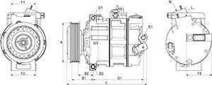 HC-Cargo 240944 - Kompressor, kondisioner furqanavto.az