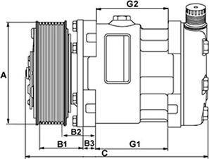 HC-Cargo 240011 - Kompressor, kondisioner furqanavto.az