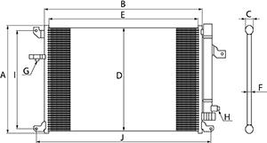 HC-Cargo 260005 - Kondenser, kondisioner furqanavto.az