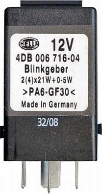 HELLA 4DB 006 716-041 - Flasher vahidi furqanavto.az