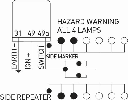 HELLA 4DB 003 750-722 - Flasher vahidi furqanavto.az