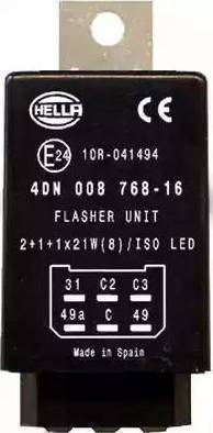 HELLA 4DN 008 768-001 - Flasher vahidi furqanavto.az