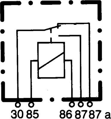 HELLA 4RD 933 332-077 - Rele, əsas cərəyan furqanavto.az