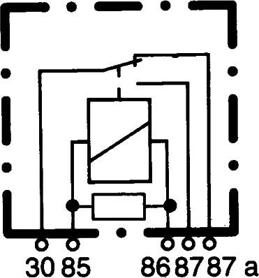 HELLA 4RD 933 332-081 - Rele, əsas cərəyan furqanavto.az