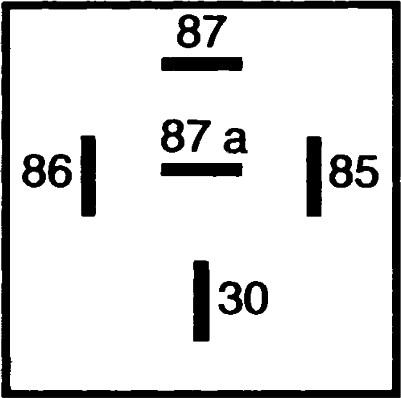 HELLA 4RD 933 332-087 - Rele, əsas cərəyan furqanavto.az