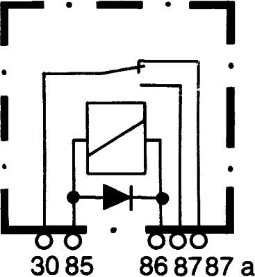 HELLA 4RD 933 332-087 - Rele, əsas cərəyan furqanavto.az