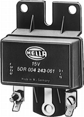 HELLA 5DR 004 243-051 - Gərginlik tənzimləyicisi, alternator furqanavto.az