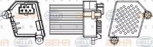 HELLA 5HL 351 311-521 - Tənzimləyici, salonun ventilyatoru furqanavto.az