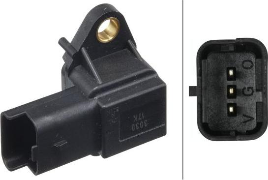 HELLA 6PP 009 400-411 - Sensor, təzyiqi artırın furqanavto.az