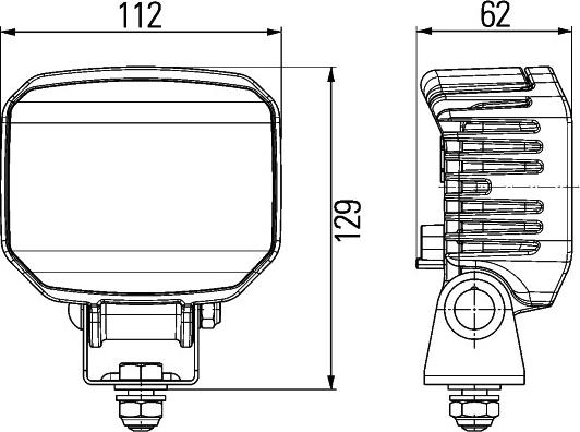 HELLA 1GA 996 188-001 - İş işığı furqanavto.az