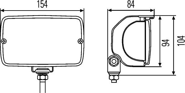 HELLA 1GA 998 522-011 - İş işığı furqanavto.az