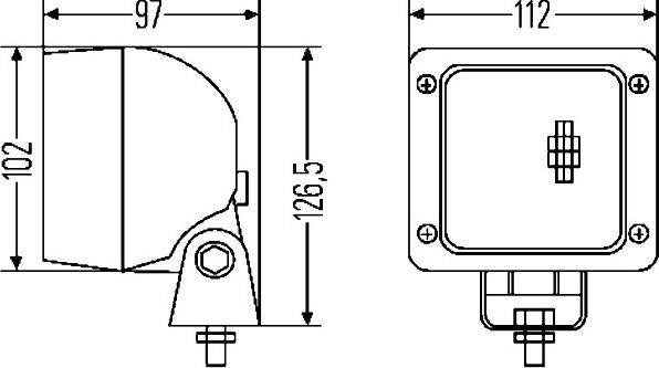 HELLA 1GA 007 506-651 - İş işığı furqanavto.az