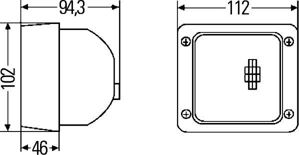 HELLA 1GA 007 506-617 - İş işığı furqanavto.az