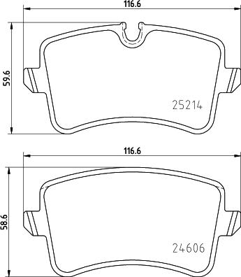 4U Autoparts 37345VV - Əyləc altlığı dəsti, əyləc diski furqanavto.az