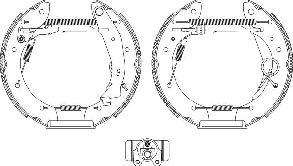 HELLA 8DB 355 004-351 - Əyləc Başlığı Dəsti furqanavto.az