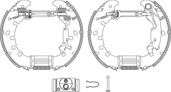 HELLA 8DB 355 005-181 - Əyləc Başlığı Dəsti furqanavto.az