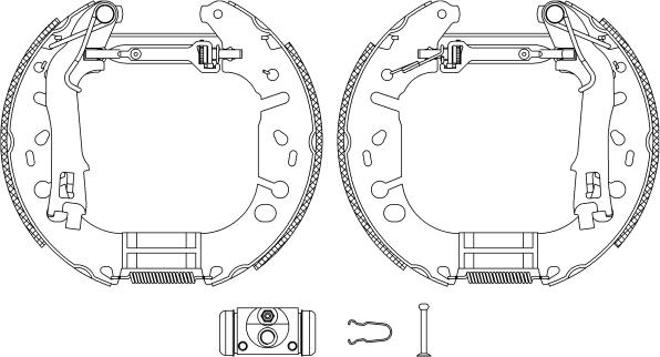 HELLA 8DB 355 005-131 - Əyləc Başlığı Dəsti furqanavto.az