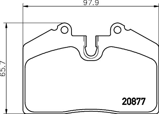 HELLA 8DB 355 006-351 - Əyləc altlığı dəsti, əyləc diski www.furqanavto.az