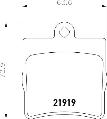 HELLA 8DB 355 008-961 - Əyləc altlığı dəsti, əyləc diski www.furqanavto.az