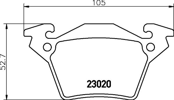 HELLA 8DB 355 008-641 - Əyləc altlığı dəsti, əyləc diski furqanavto.az