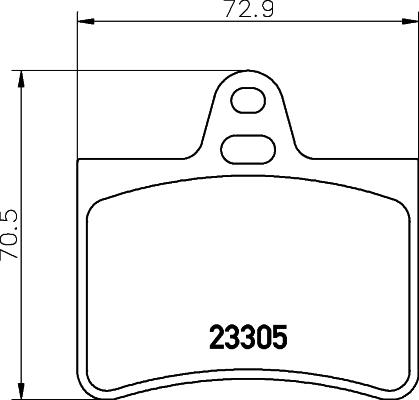 HELLA 8DB 355 019-441 - Əyləc altlığı dəsti, əyləc diski furqanavto.az