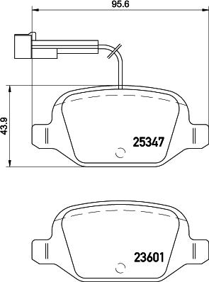 HELLA 8DB 355 019-631 - Əyləc altlığı dəsti, əyləc diski furqanavto.az