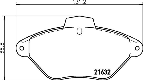 HELLA 8DB 355 019-211 - Əyləc altlığı dəsti, əyləc diski furqanavto.az