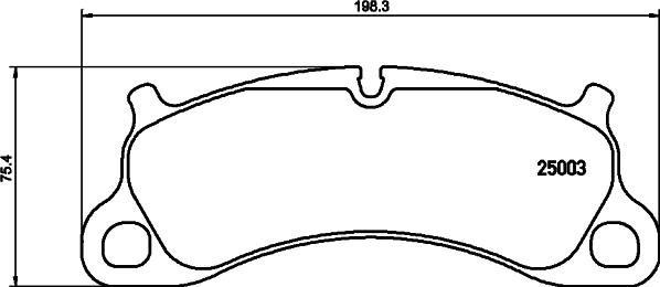 HELLA 8DB 355 019-731 - Əyləc altlığı dəsti, əyləc diski furqanavto.az