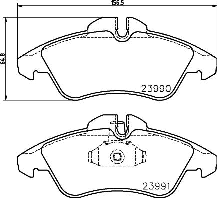 HELLA 8DB 355 014-481 - Əyləc altlığı dəsti, əyləc diski furqanavto.az