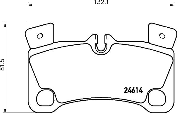 HELLA 8DB 355 014-631 - Əyləc altlığı dəsti, əyləc diski furqanavto.az