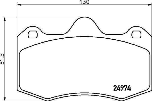 HELLA 8DB 355 015-111 - Əyləc altlığı dəsti, əyləc diski furqanavto.az