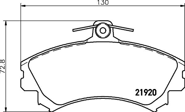 HELLA 8DB 355 016-681 - Əyləc altlığı dəsti, əyləc diski furqanavto.az