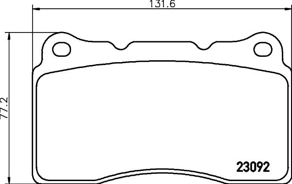 HELLA 8DB 355 011-431 - Əyləc altlığı dəsti, əyləc diski furqanavto.az