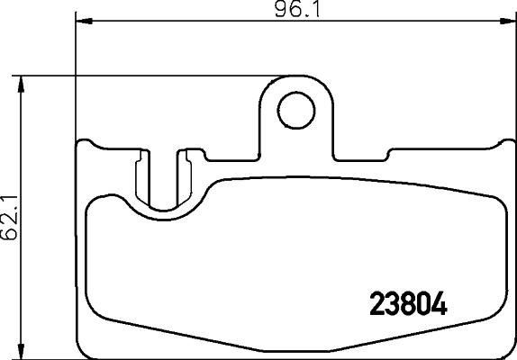 HELLA 8DB 355 011-661 - Əyləc altlığı dəsti, əyləc diski furqanavto.az