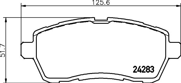 HELLA 8DB 355 013-211 - Əyləc altlığı dəsti, əyləc diski furqanavto.az