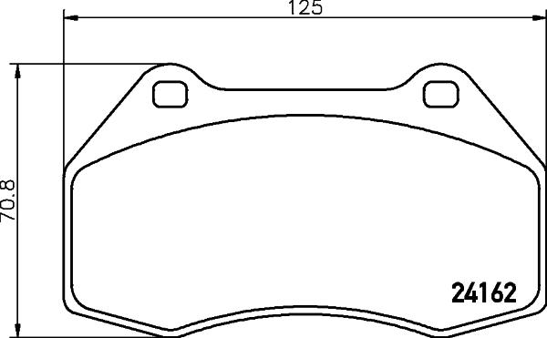 HELLA 8DB 355 012-151 - Əyləc altlığı dəsti, əyləc diski furqanavto.az