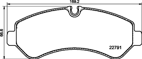 HELLA 8DB 355 039-131 - Əyləc altlığı dəsti, əyləc diski furqanavto.az