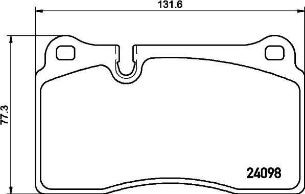 HELLA 8DB 355 031-151 - Əyləc altlığı dəsti, əyləc diski furqanavto.az